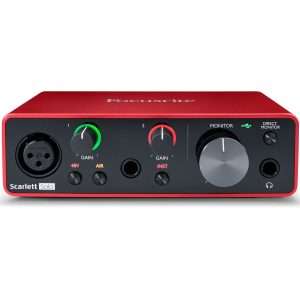 Focusrite Scarlett Solo USB Audio Interface 3rd Gen