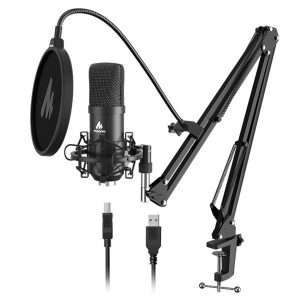 MAONO A04 USB Microphone Plug & Play Podcast Condenser Cardioid Metal Kit